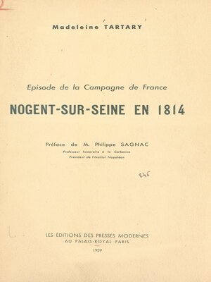 cover image of Épisode de la Campagne de France